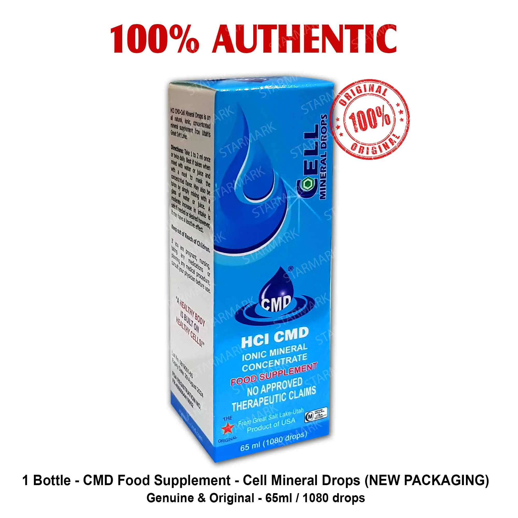 CMD Drops CMD Mineral Drops 65ml 1080 Drops Drop HCI CMD Cell Mineral ...