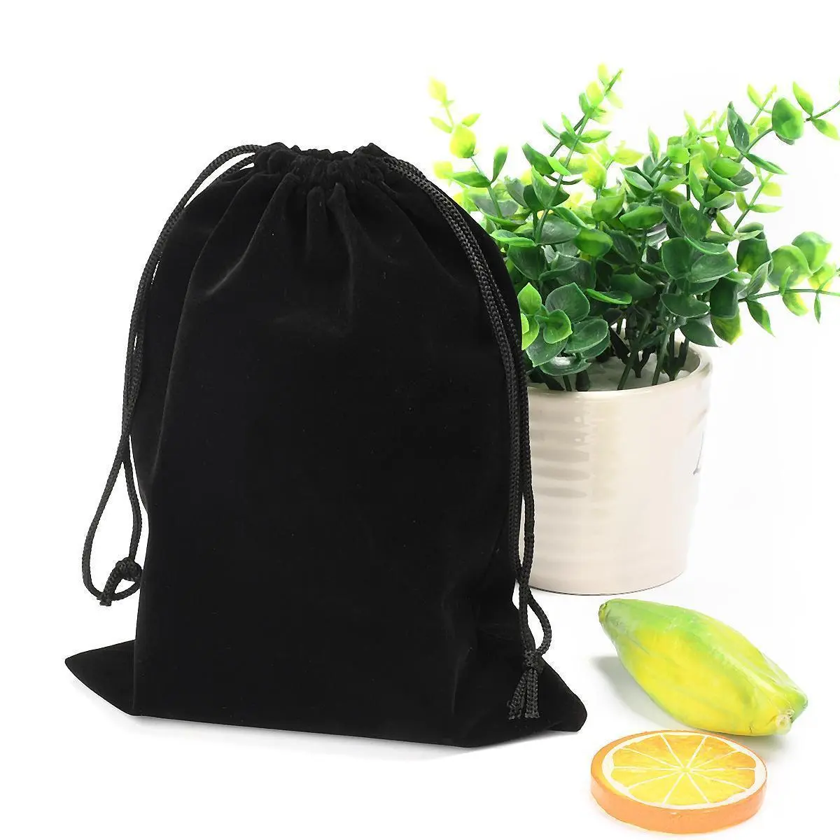 Fashion Gift Bags Flannel Bags 18*23Cm High-Grade Black Velvet Bag Jewelry Bags Jewelry