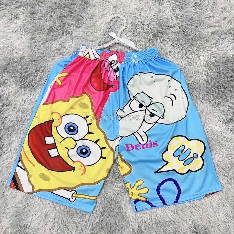 Product Introduction of [15 Mẫu Mới] Quần Short Lững Cartoon Unisex Mặc Nhà Đi Biển - Quần đùi nam nữ cotton thun lạnh nhiều hoạ tiết cute đáng yêu 2