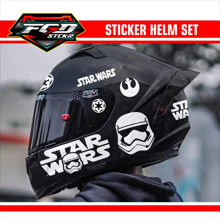Jual STIKER HELM - CUTTING STIKER STRWARS SET UNTUK HELM (PREMIUM ...