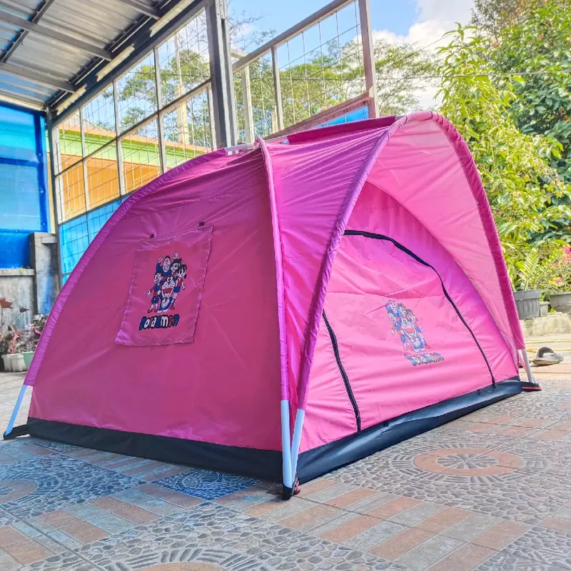 TENDA CAMPING ANAK KARAKTER HEWAN DAN KARTUN ANTI AIR 2