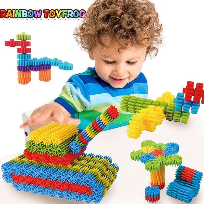 Gears Interlocking Learning Set, Manipulatives Building Kit Toys ...