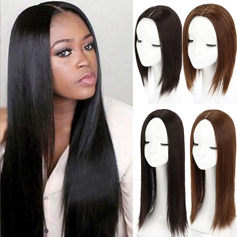 Product Introduction of Jojo Siwa Wig Heat Resistant Fiber Synthetic Topper Hairpiece Hair Extension Natural Toupee Invisible Clourse Hairpieces Natural Clip-In Long Straight Hair Women 8