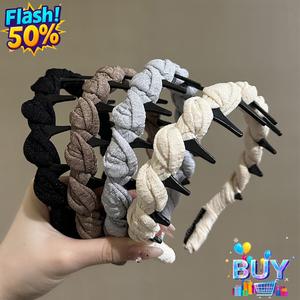 ที่คาดผมระดับไฮเอนด์, สำหรับผู้หญิง, ที่คาดผม, กิ๊บติดผม, ที่คาดผม, ที่คาดผมพร้อมฟันและหวีคว่ำ, มงกุฎสูง, สไตล์ขนปุย, ดีไซน์เก๋ไก๋ขั้นสูง, แฟชั่น, สต็อกพร้อมใหม่ในปี 2025