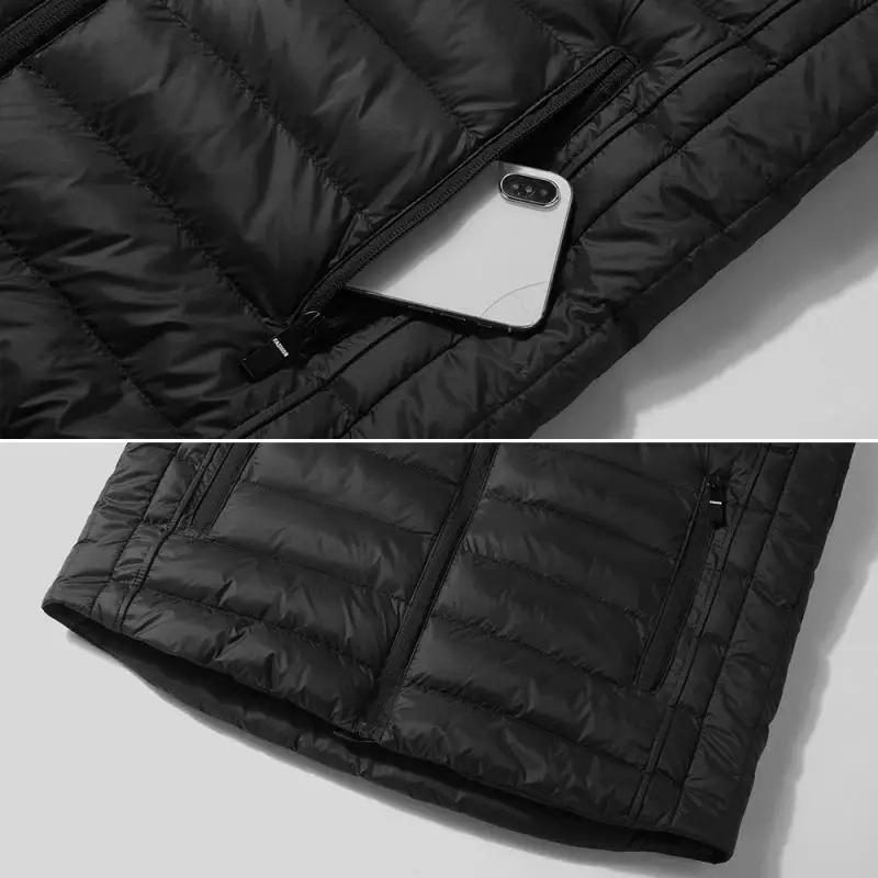 Product Introduction of Aiwetin Men' Sleeveless Vest Jackets Winter Fashion Male Cotton-Padded Vest Coats Men Stand Collar Warm Waistcoats Clothing 5XL 5