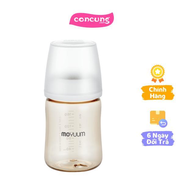Bình sữa Moyuum thế hệ 3 PPSU 170ml Beige
