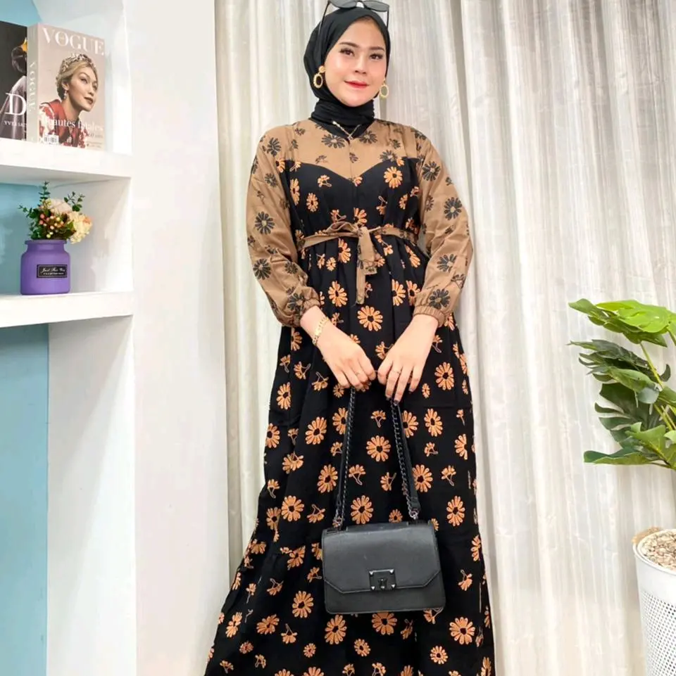 gamis midi muslim premium