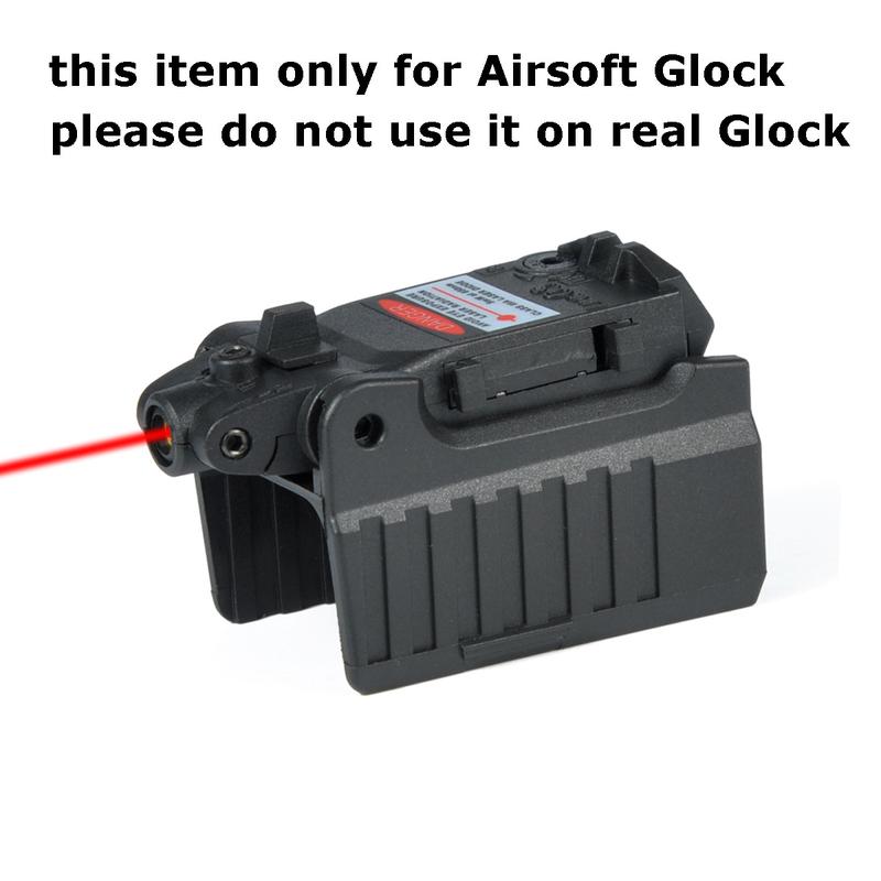 Product Introduction of Cross-border GLOCK Mini Red Laser Mount Small Laser Sight Infrared Laser Sight 19