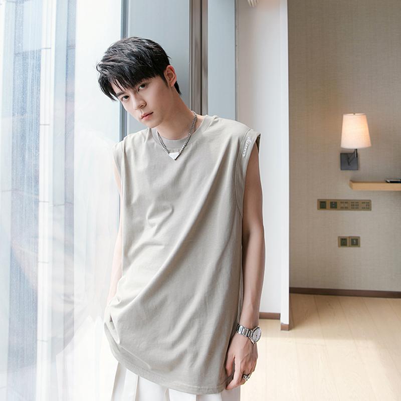Áo Thun Ba Lỗ Nam Sát Nách Vải Cotton Mềm Form Rộng In Chữ Phong Cách Thể Thao Thời Trang Zenkonu TOP NAM 260 5