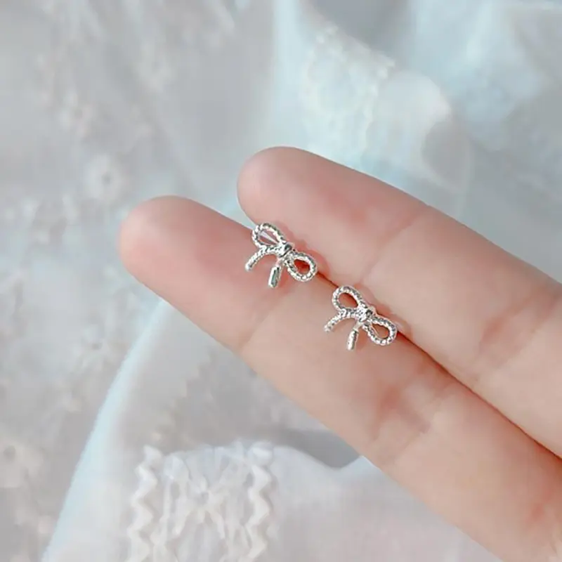 Hoa Tai Ngọt Ngào Hình Bướm, Hoa Tai Đinh tán Thắt Nơ Hợp Xu hướng Dành Cho Nữ, Thiết Kế Độc Đáo Cá Tính, Thích Hợp Cho Đám Cưới Và Quà Sinh Nhật 2