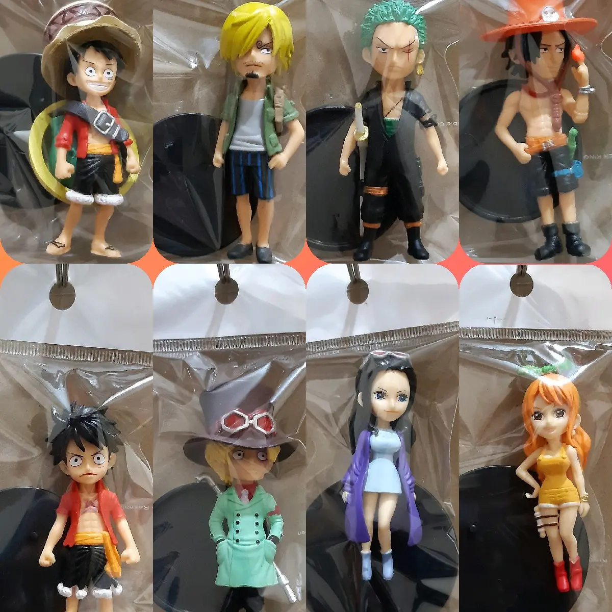 Action Figure One Piece Luffy Sabo Nami Stampede Harga Satuan Bebas Pilih Sesuai Gambar
