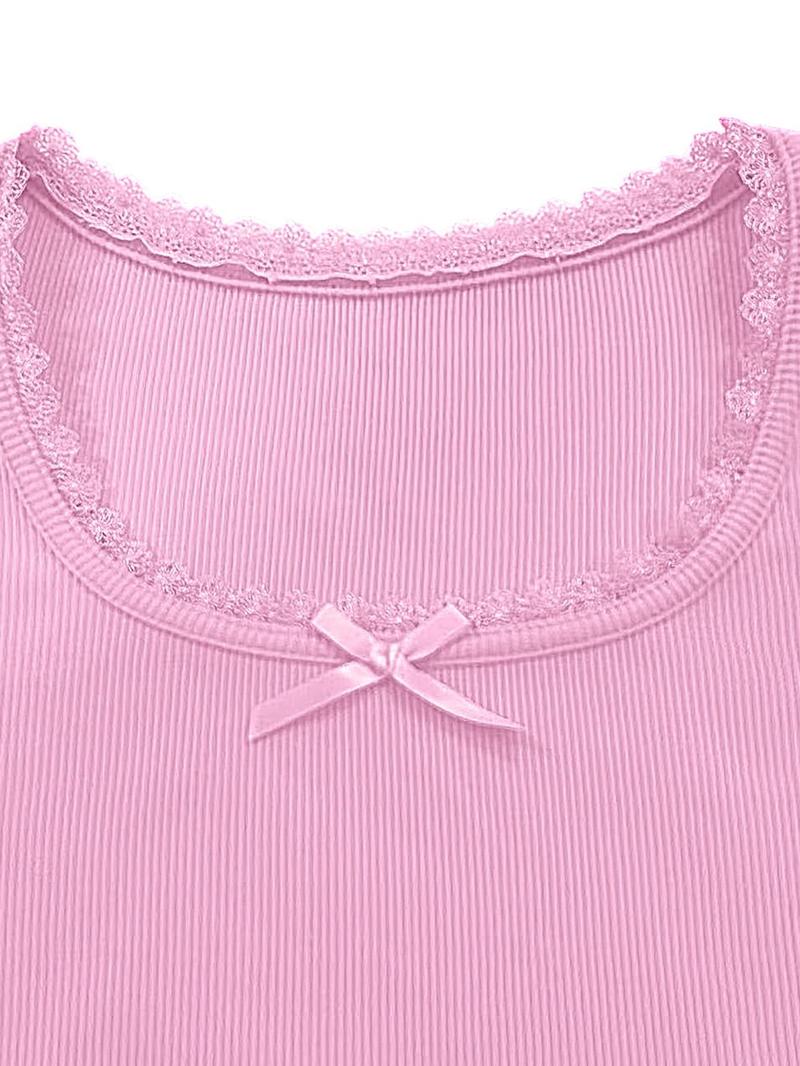 Product Introduction of Women's Solid Ribbed Crop Top & Shorts Two-piece Set, Casual Fashion Cozy Breathable Two Piece Outfits for Daily Wear, Ladies Clothes for All Seasons 9