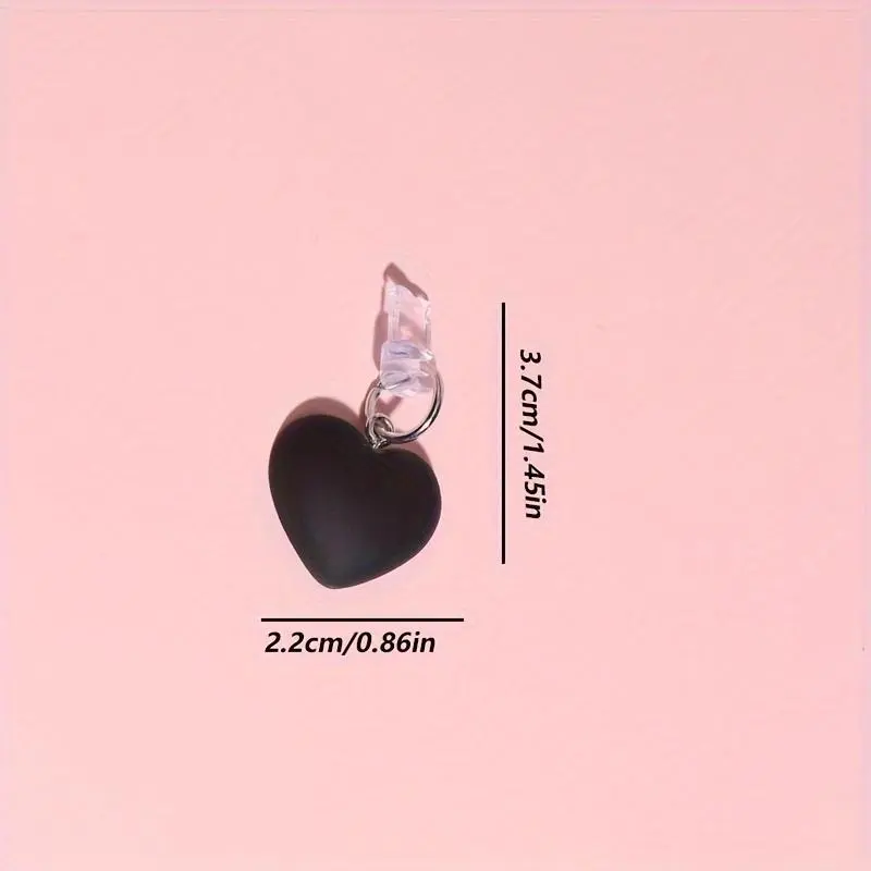 Heart Design Phone Dust Plug, Mobile Phone Dust Plug, Phone Dust Plug for iPhone & Type-C Interface Mobile Phone, Phone Accessories 1