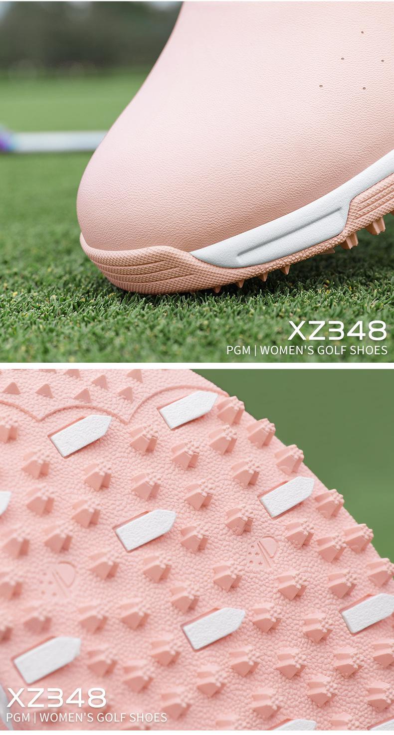 Product Introduction of [PGM] Golf Shoe Women's Summer Waterproof Microfiber Shoes Non-Slip Spike Bottom Sports Golf Women's Shoes Xz348 18
