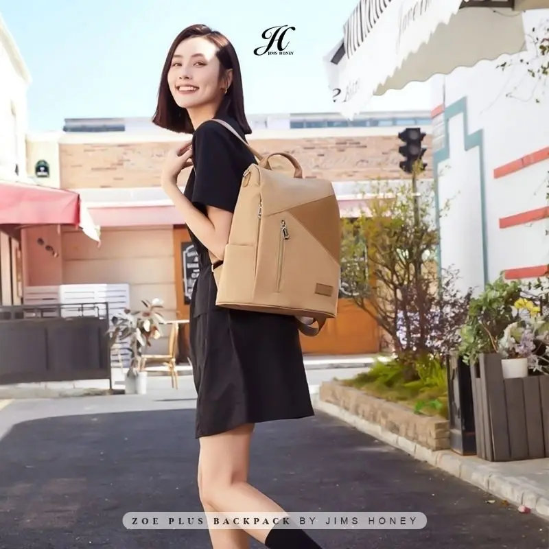 JIMS HONEY ZOE PLUS BAG tas ransel cewek anti air anti maling 3