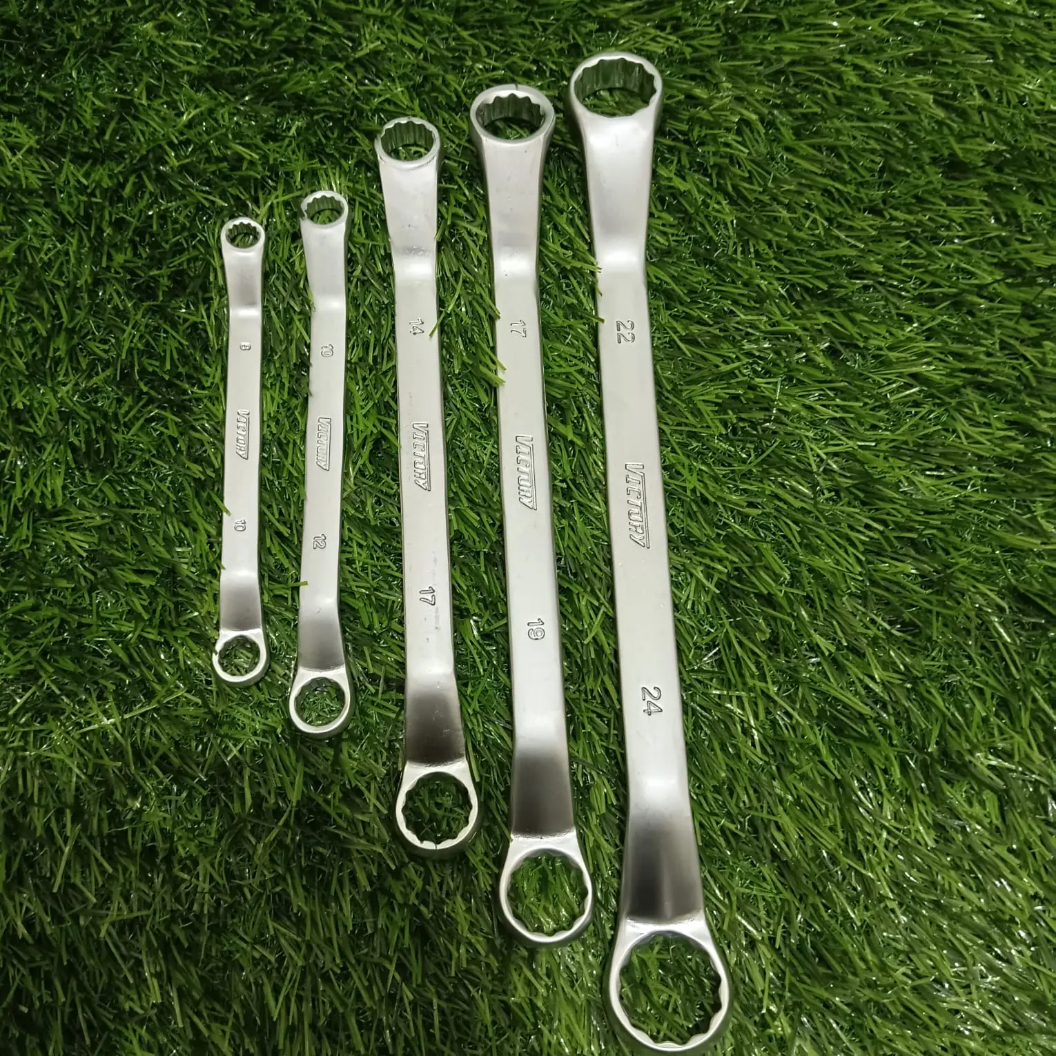KUNCI RING SET OFFSET DOUBLE RING WRENCH PER PCS ( SATUAN ) RING VICTORY 8X10 MM / 10X12MM / 14X17MM / 17X19MM / 22X24MM / COD