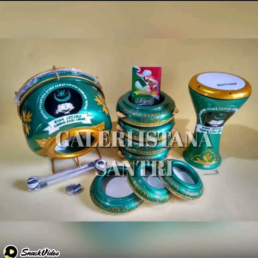 Hadroh Ukir Darbuka Cor Full Set Request