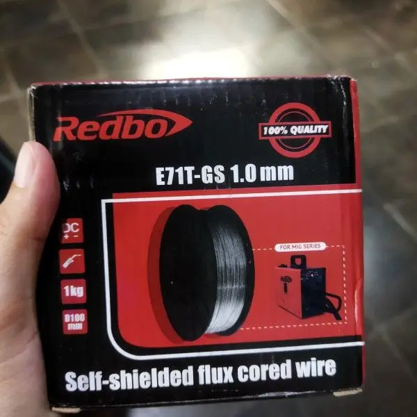 Redbo Kawat las flux cored 1kg 1.0 mm E71T-GS 1 mm 1 kg fluxcore MIG 2