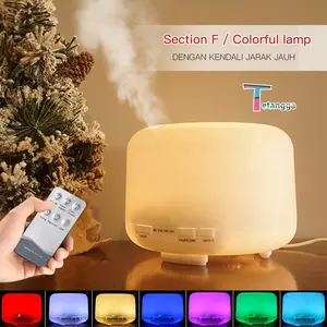 Humidifier Diffuser Air Putih Ultrasonic Aroma Terapi Essential Oil Pelembab 300ML Putih Aroma Terapi Essential Oil Pelembab VS-1850
