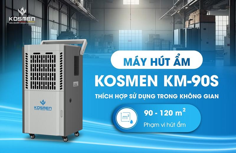 Product Introduction of Máy Hút Ẩm Công Nghiệp Kosmen KM - 90S Dung Tích Bình Nước 8L, Làm Sạch không khí - Hàng Chính Hãng Bảo Hành 24 Tháng 2