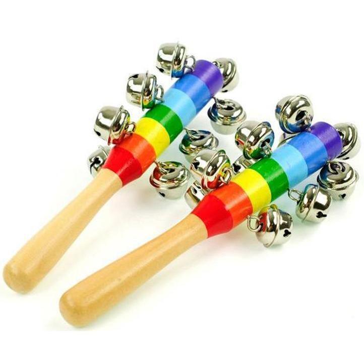 Rainbow Wooden Hand Rattle WD01 Infant Baby Toy 0-3 Years 0.055 ...