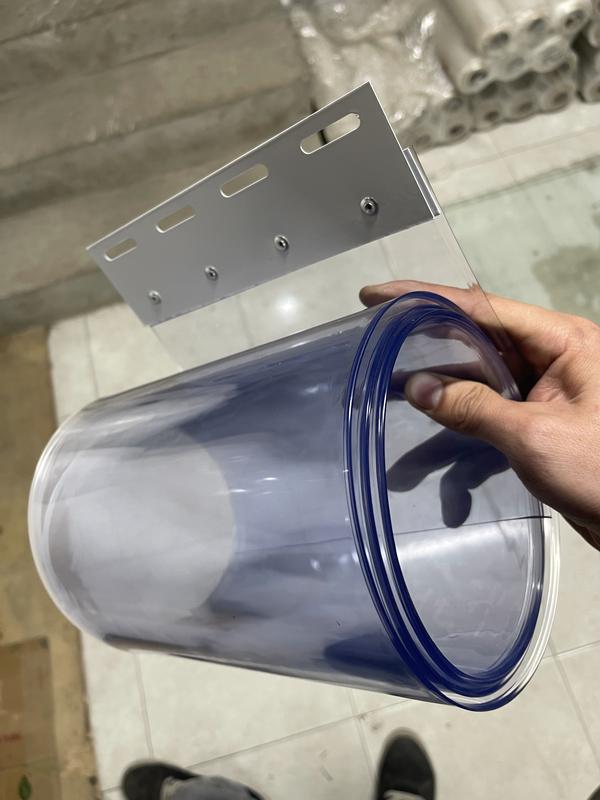 Rèm Nhựa Ngăn Lạnh Điều Hòa Chất Liệu PVC Màu Xanh 4