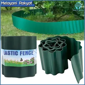 1 Roll 9M Pagar Pembatas Rumput Taman - Perbatasan Taman Tahan Lembab & Dapat Dipasang Mudah