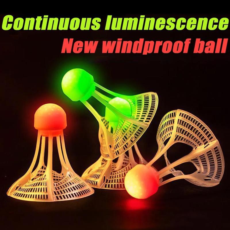 Product Introduction of Quả cầu lông chống gió dạ quang phát sáng với đèn LED Quả cầu nhựa nylon ngoài trời cho 19