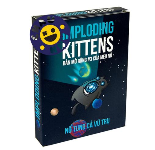 Trò chơi Board Game Mèo Nổ Bản Mở Rộng #3 Imploding Kittens