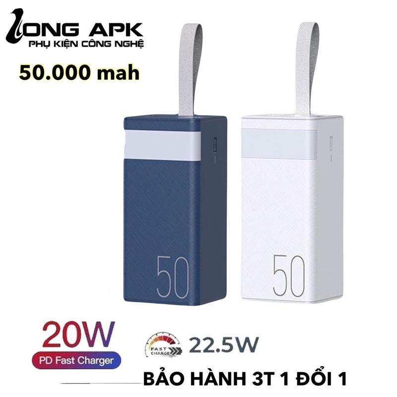 Sạc dự phòng REMAX R P 3 2 1 - 50000 mah sạc nhanh 22.5w - 20w PD ( tặng kèm 1 cáp USB - C ) Sạc Pin Pin Dự Phòng Đèn