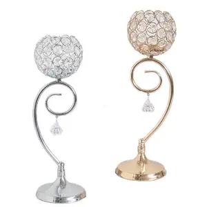 Candle Holder Tempat Lilin CRYSTAL SQUARE CANDLE HOLDER DEKORASI MEJA Dekorasi Pesta