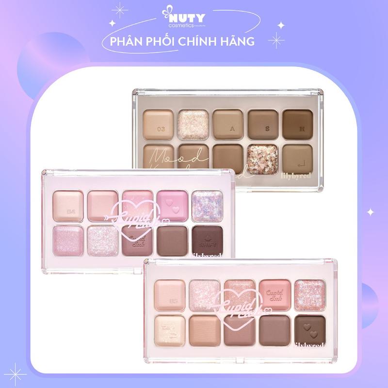 Bảng Phấn Mắt 10 Ô Lilybyred Cupid Love Mood Keyboard (10.5g)