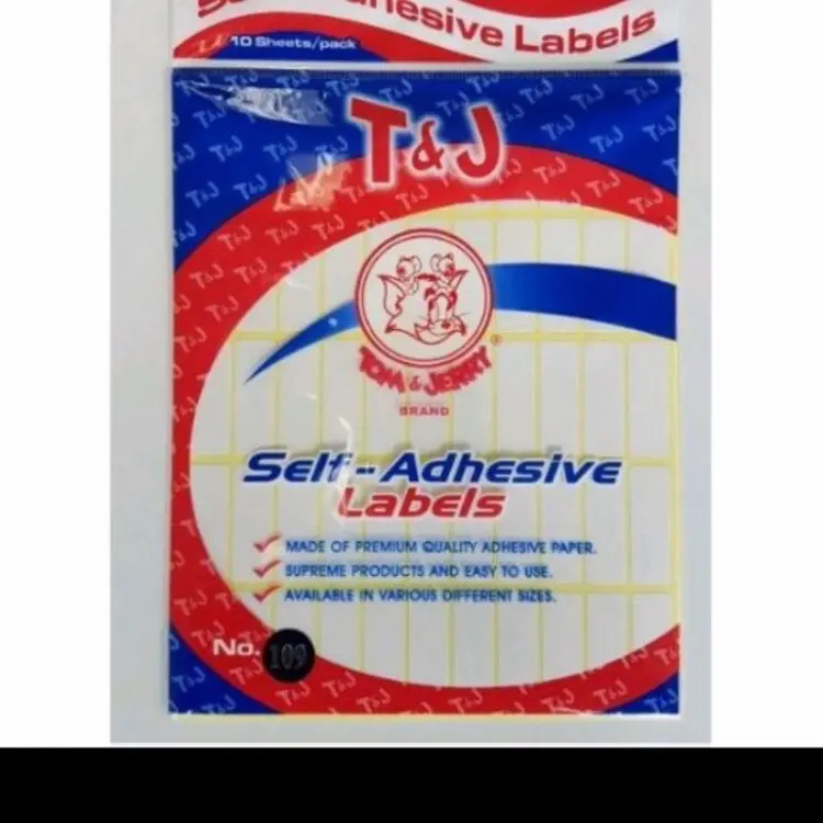 LABEL TOM AND JERRY / LABEL UNDANGAN / STIKER TOM JERRY
