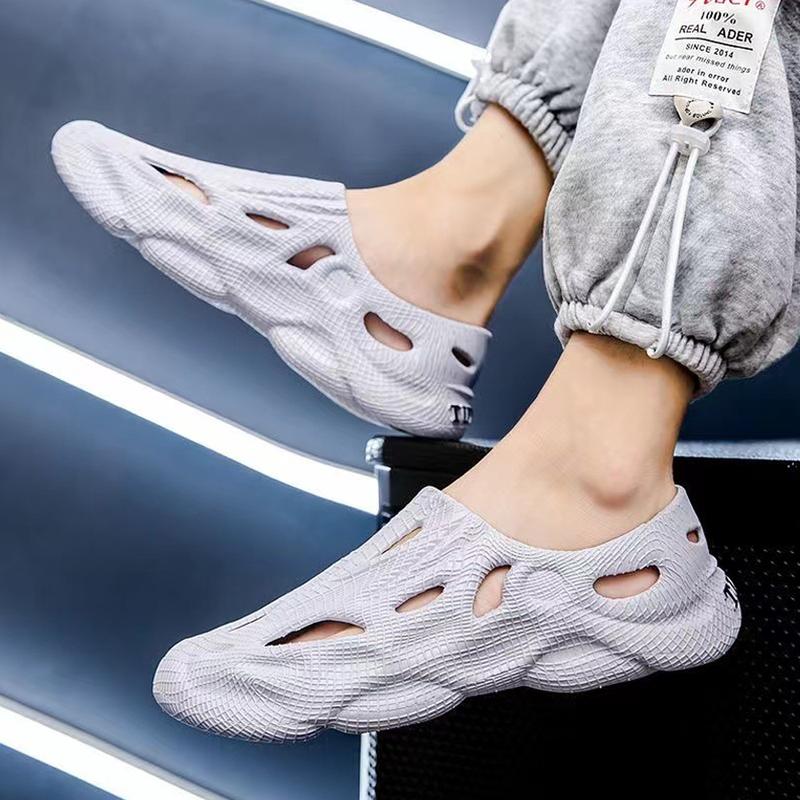 Giày lười nam nhựa thể thao siêu nhẹ êm chân lỗ thoáng khí đi biển đi mưa chống nước thoải mái siêu bền A66 V376