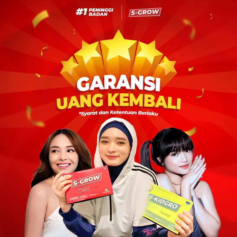 S-GROW - Suplemen Peninggi Badan Dewasa [ APROVED BY HY SYSKA ] 7