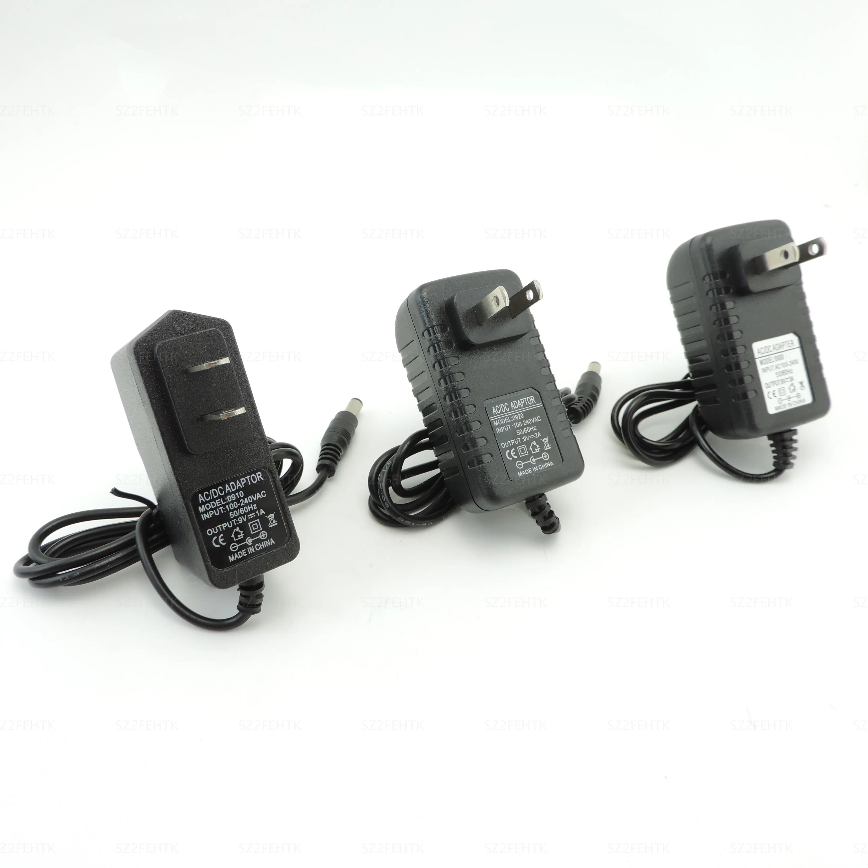 AC 110V 220V to DC 9V 1A 2A 3A 9V2A 9V1A power supply Adapter EU US 1000ma 2000ma 3000ma Converter F2SG