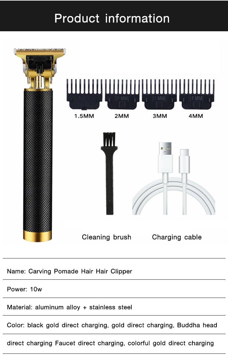 Product Introduction of Electric Hair Clippers Converted Usb Rechargeable Barber Scissors 10