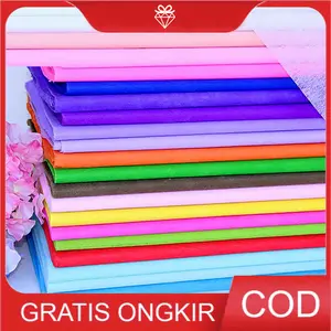 1LEMBAR Wrapping Kertas Tisu - Flower Wrap - Kain buket bunga W010 Cellophane