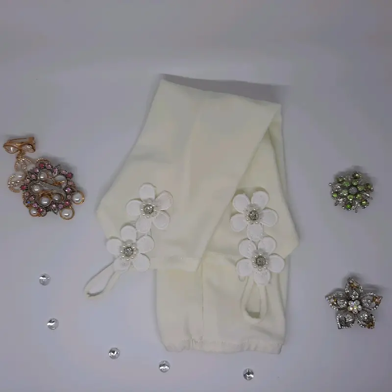 Handsock Tiara Premium Luxury Manset Sarung Tangan Muslimah Kekinian 4