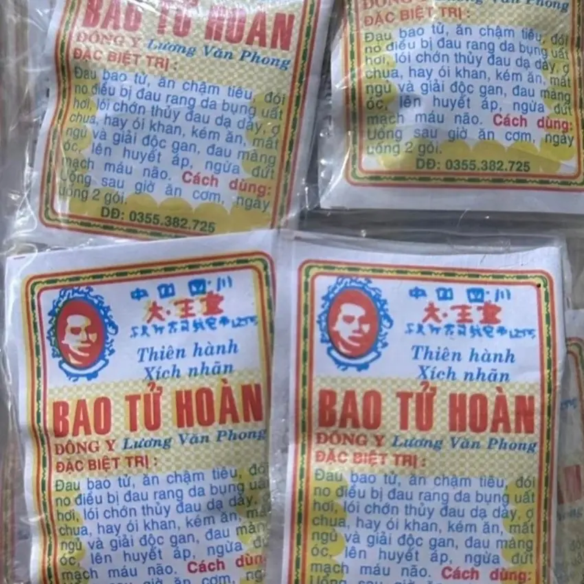 Thực phẩm chức năng bao tử hoàn bịch  50 gói dạng viên