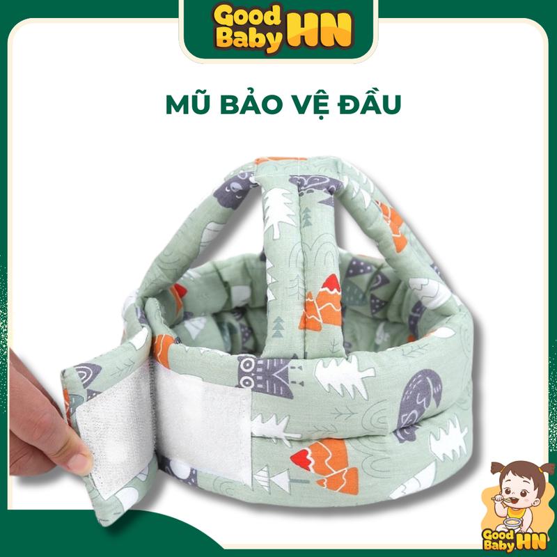 Mũ bảo vệ đầu cho bé tập đi, tập ngồi - an toàn, thoải mái