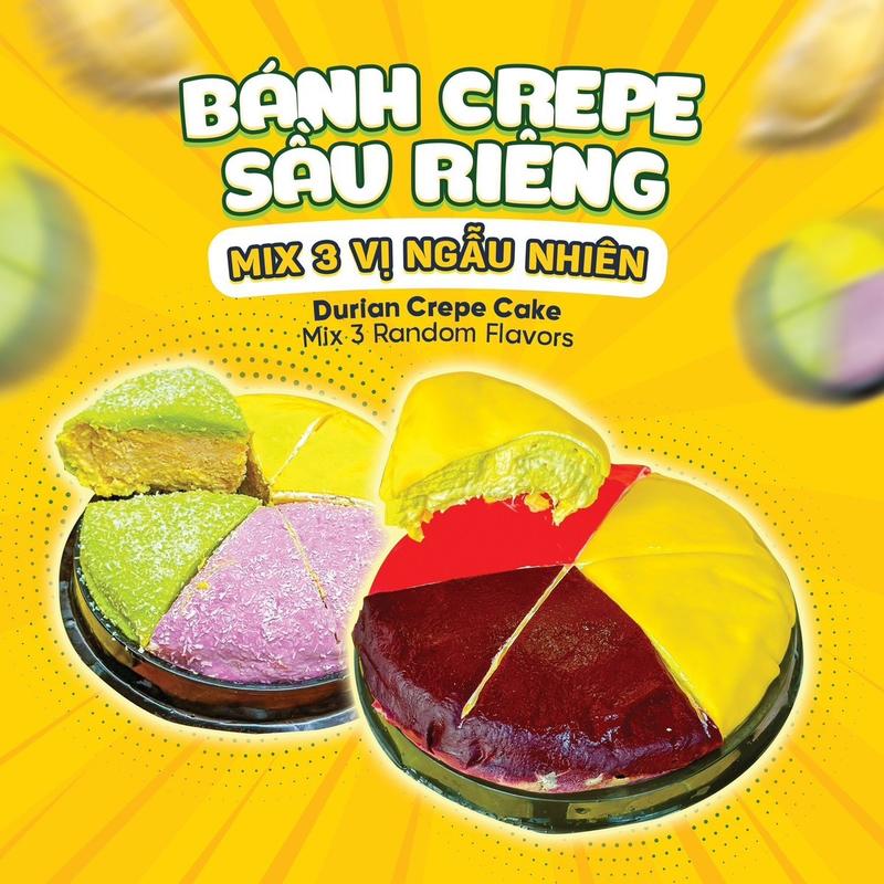 [Giao từ Đà Nẵng -> Cà Mau] Bánh 3 Vị Ngẫu Nhiên Vua Bánh Crepe 5