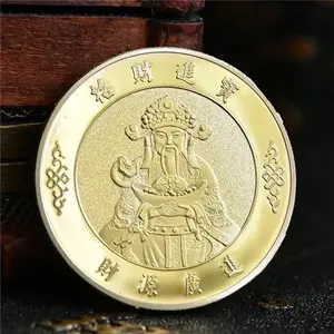 Koin Emas Keberuntungan Souvenir Gold Coin Koin Feng Shui Dewa Rejeki Simbol Kuat untuk Mengundang Kemakmuran Koin Feng Shui Dewa Rejeki