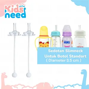 Dot/Sedotan Untuk Botol standar 240ml dan 120ml SS101 (TANPA BOTOL) ukuran botol 120ml dan 240ml Bayi Bunda Minum Accessories Tumpah