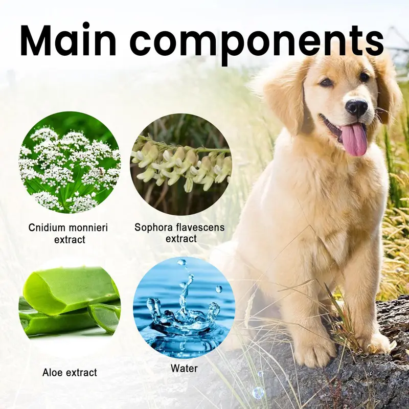 Pet Hair Regrowth Spray, Hair Stengthening Spray for Dogs & Cats, Pets Hair Care Product 7
