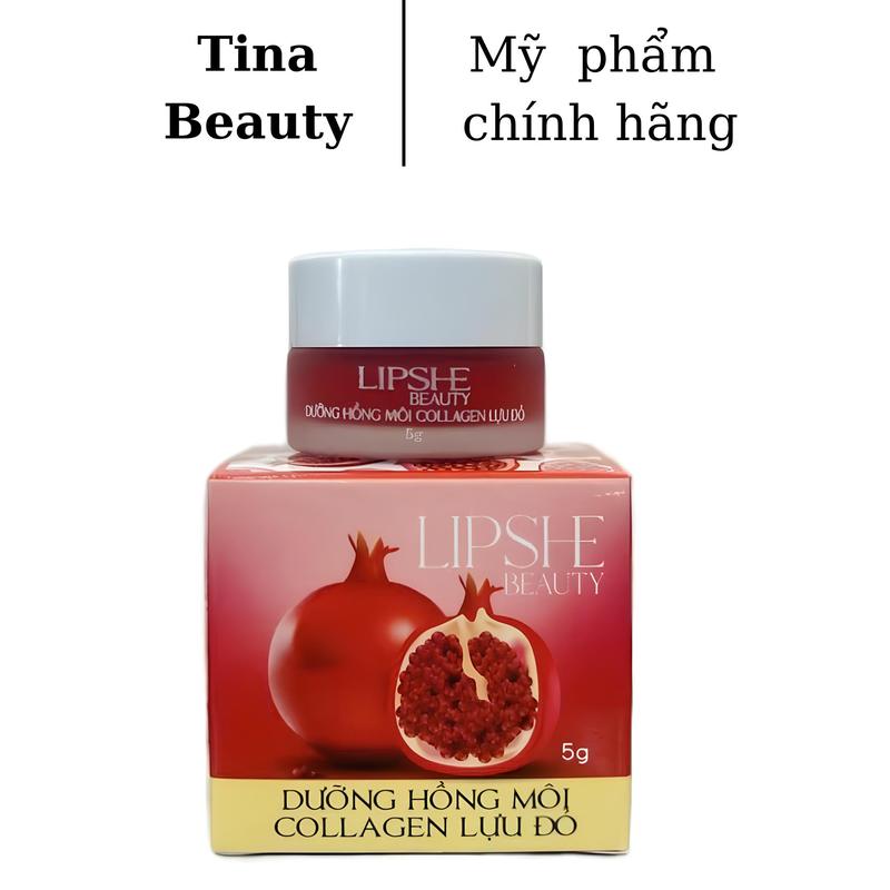 Son Dưỡng Hồng Môi Lựu Đỏ Lipshe 5G makeup cre8skin