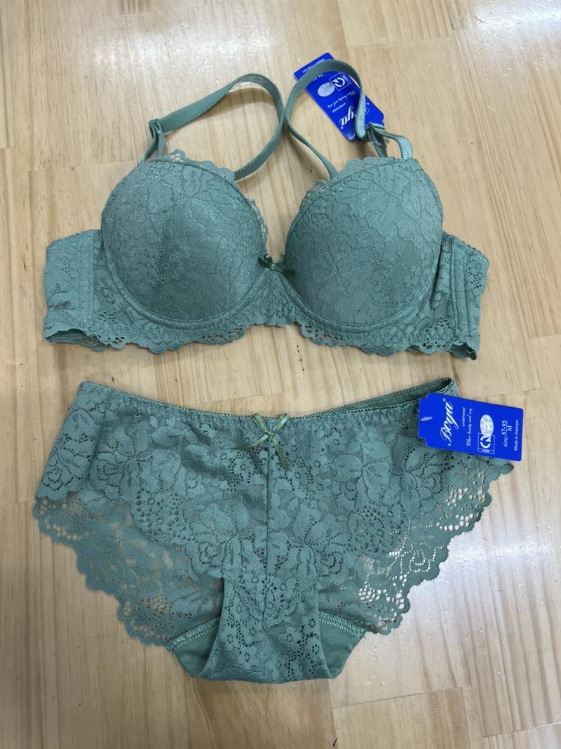 Product Introduction of [BOYA522] Combo đồ lót REN, áo ngực MỎNG có gọng, 2 móc cài và quần lót ren - Áo Quần Lót 9