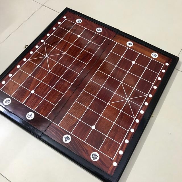  Bàn Cờ Tướng Gỗ Hương Tự Nhiên màu nâu - Thơm - Đẹp - Cao Cấp 
