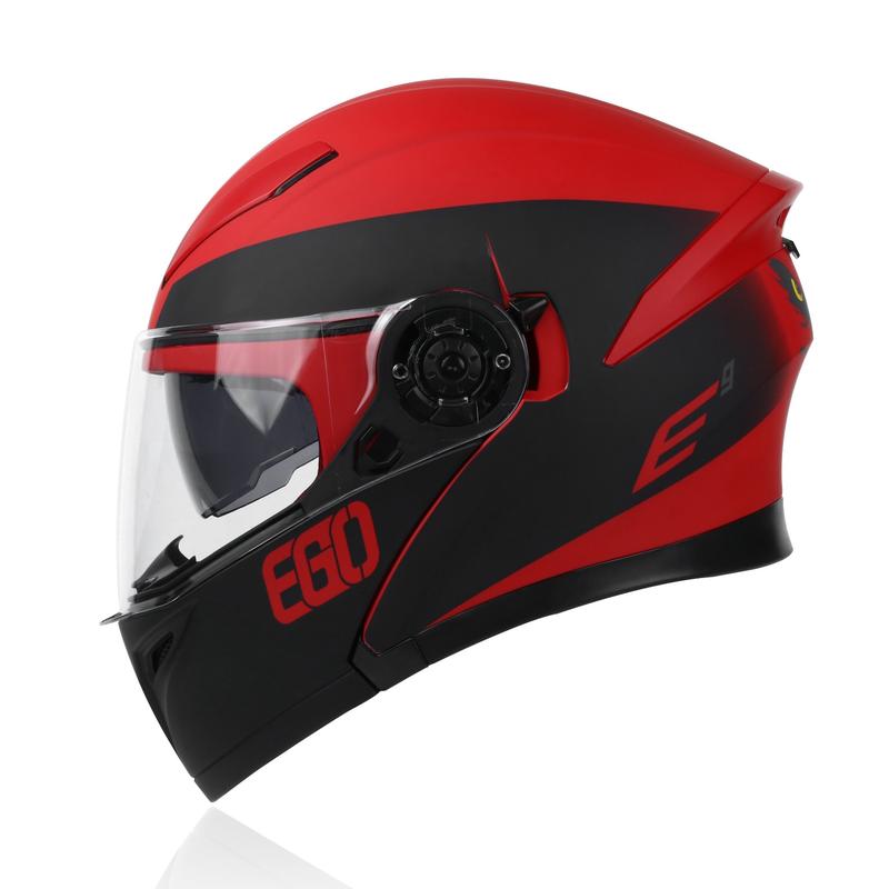 Product Introduction of Nón Bảo Hiểm Ego E9 - 2 Kính Lật Hàm, Chất Liệu Nhựa ABS, Trọng Lượng 1450g Helmet 2
