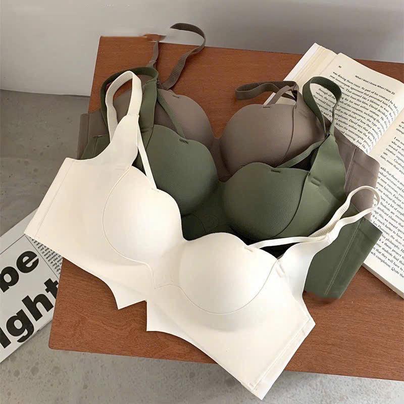 Áo Lót Nữ Chất Liệu Su Non Không Gọng Đệm Dày 3cm Nâng Đẩy Ngực Tạo Khe Không Hằn Mỡ Lưng Women 009 Bra Voi Women Đen